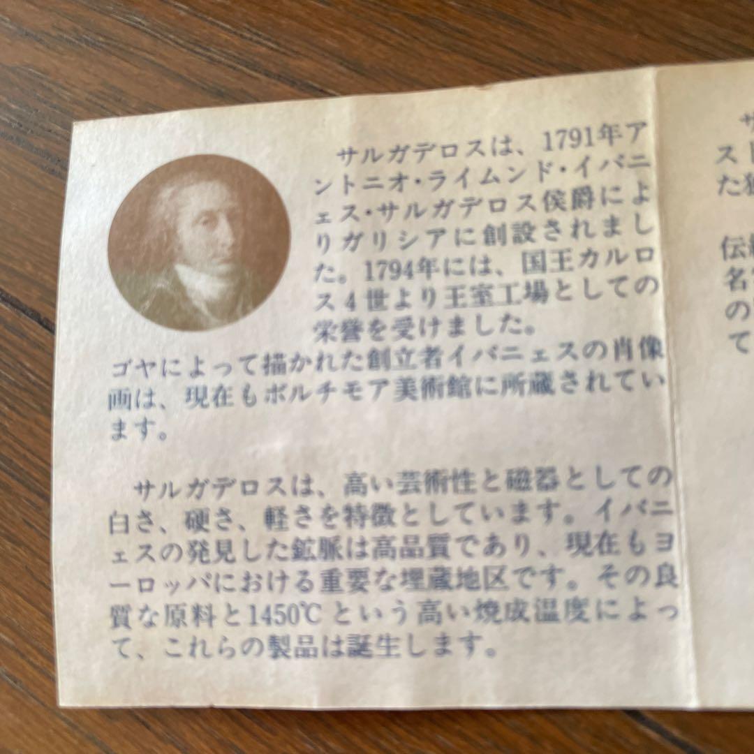 サルガデロス　オーバルプラター リーフ柄　大皿47センチ