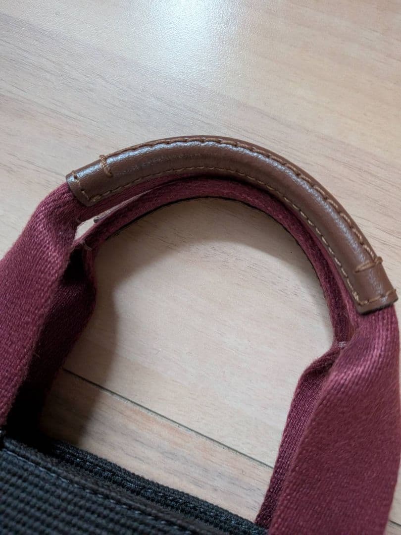 COACH ブラック バーガンディ トートバッグ