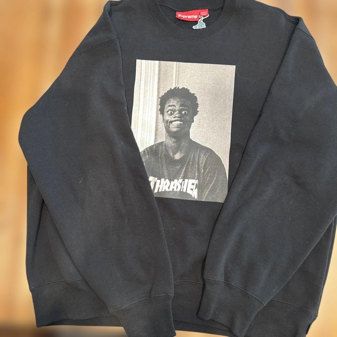 Supreme Thrasher コラボ クルーネック スウェット最安値シール有