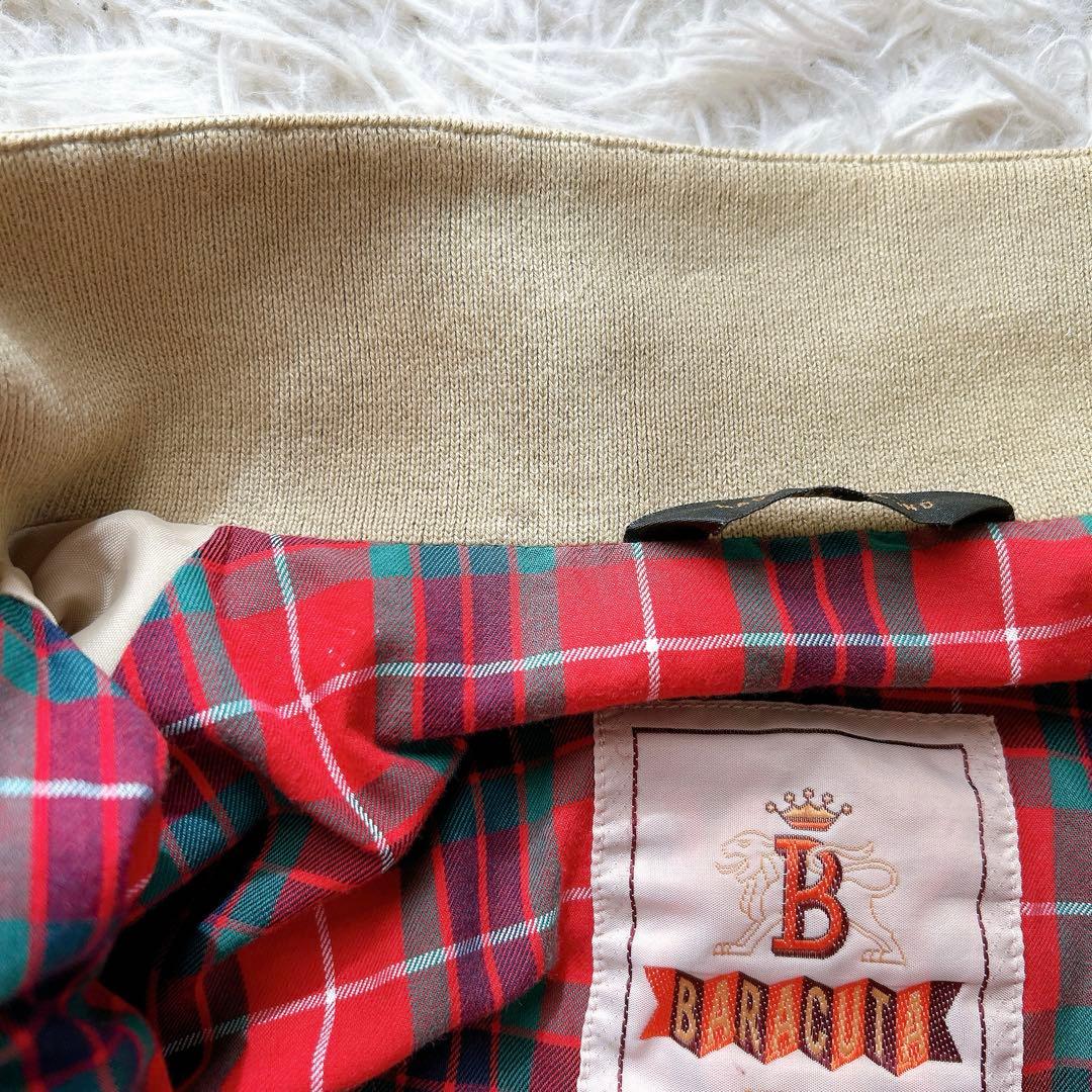 XLサイズ BARACUTA G9 イングランド製　ベージュ　裏地チェック