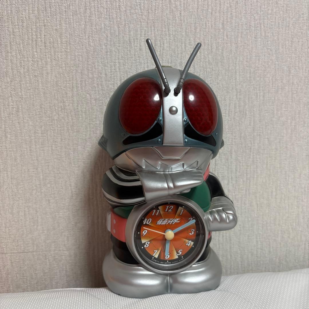 【最終値下げ‼️】【動作確認済み】仮面ライダー1号★目覚まし時計