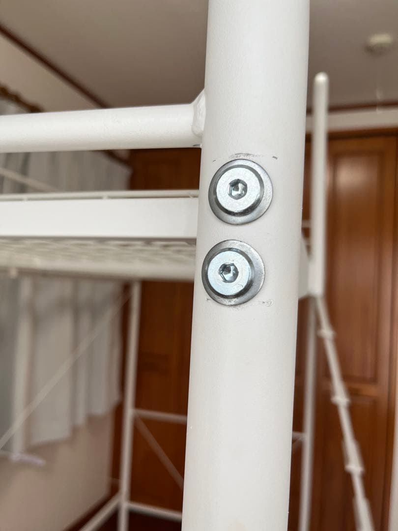 なつみです　【引き取り限定です】ニトリ ロフトベッド_HB02 WH