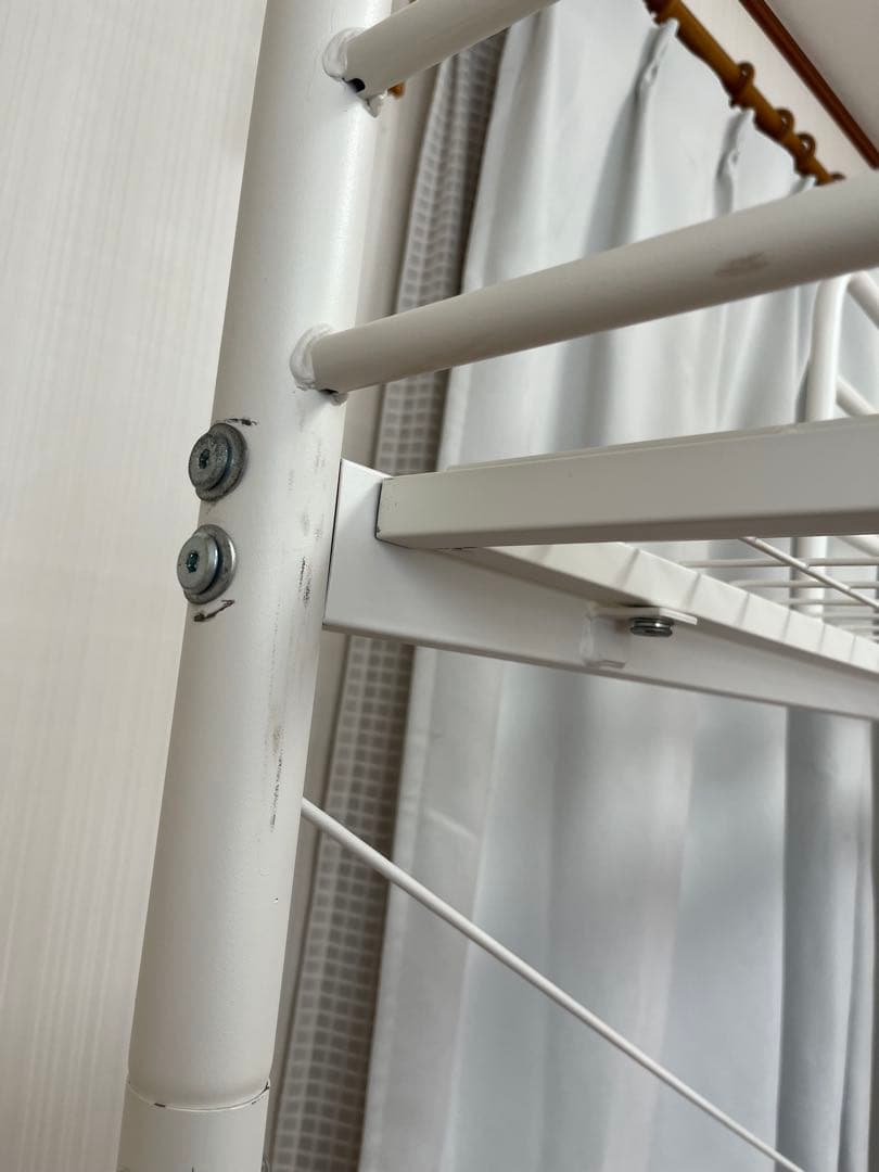 なつみです　【引き取り限定です】ニトリ ロフトベッド_HB02 WH