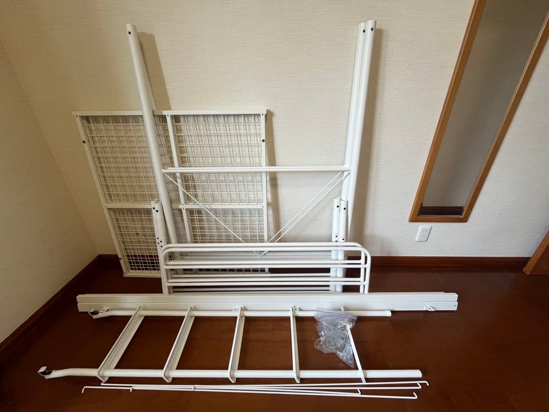 なつみです　【引き取り限定です】ニトリ ロフトベッド_HB02 WH