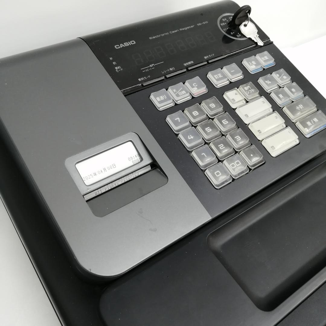 【ジャンク】CASIO レジ SE-S10BK ブラック