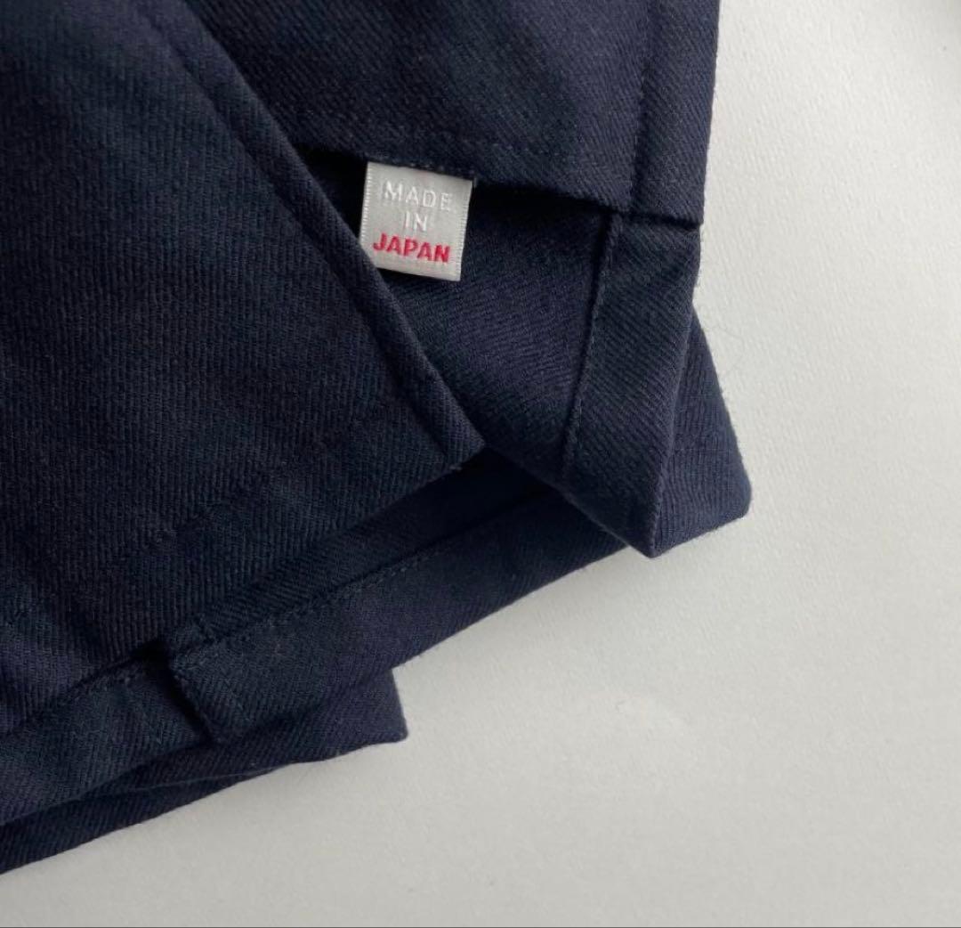 steven alan (e) 厚手 M ウール オープンカラーシャツ ボックス