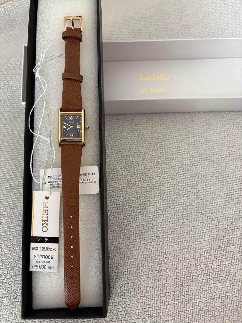 新品同様 SEIKO × nano universe コラボ 腕時計 ソーラー