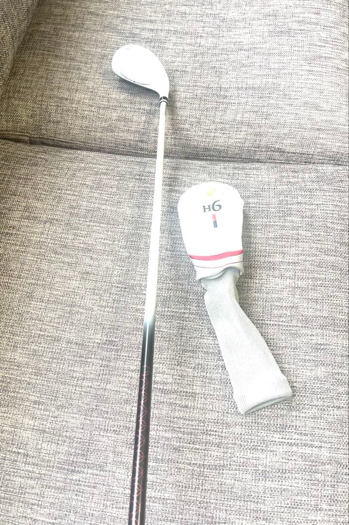 ゼクシオ 13 レディース ハイブリッド6番　2年保証つき　パールホワイト