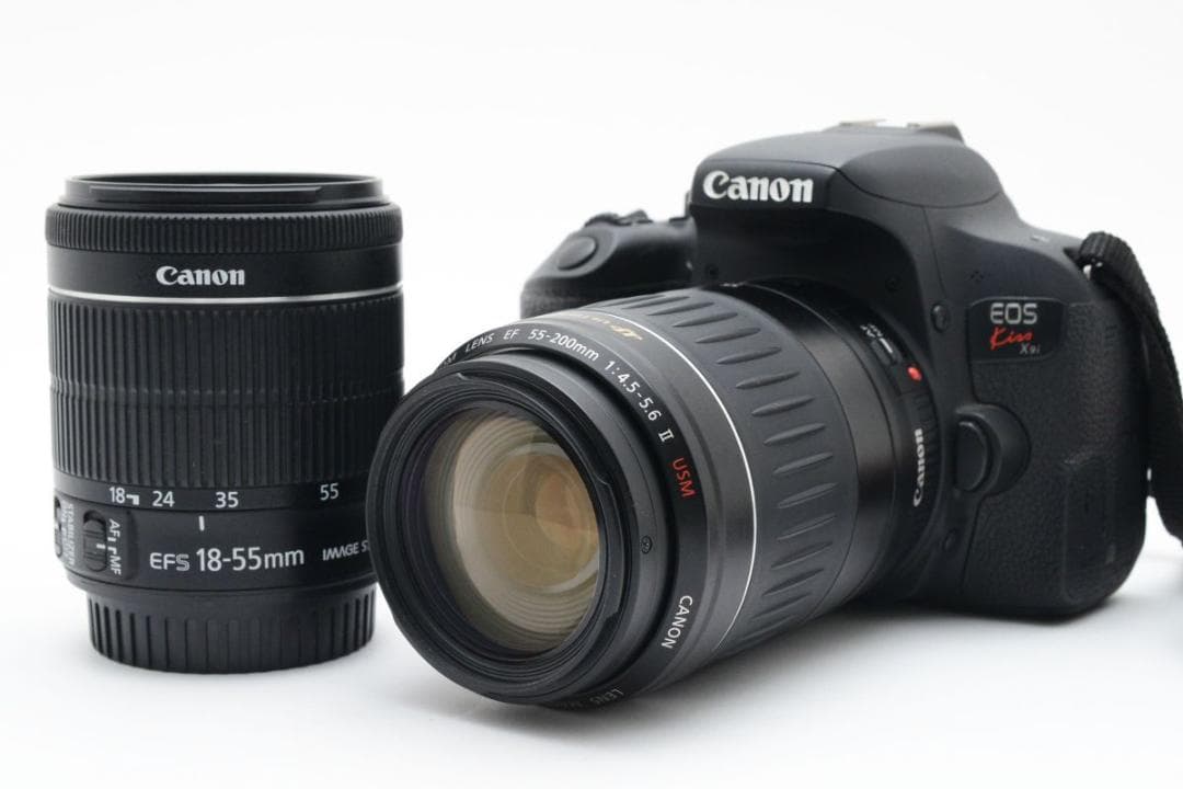 美品 キャノン EOS Kiss X9i ダブルズームキット/SD32GB