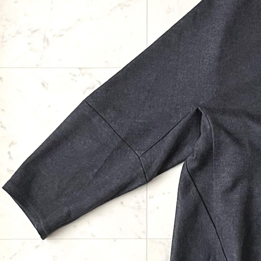 定価5,5万♪極美品 ドゥロワー ウールクルーネックプルオーバー グレー 日本製