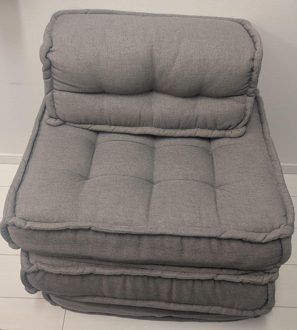 ette ローソファー 3個+背もたれパーツ フロアソファー ブロックソファー