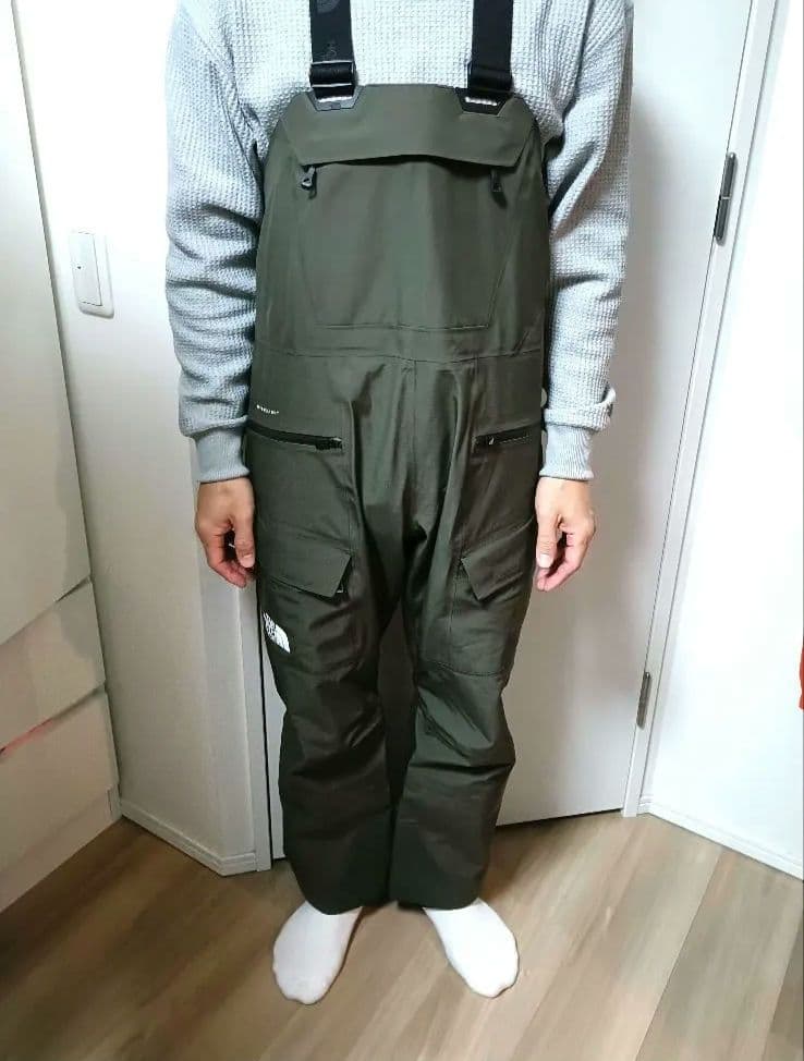 試着のみ RTG NS62204 WM 定価7万円　カーキ　ビブ パンツ