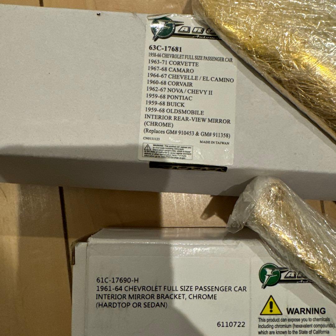 IMPALA インパラ ミラー 24k ゴールド 61 62 63 64