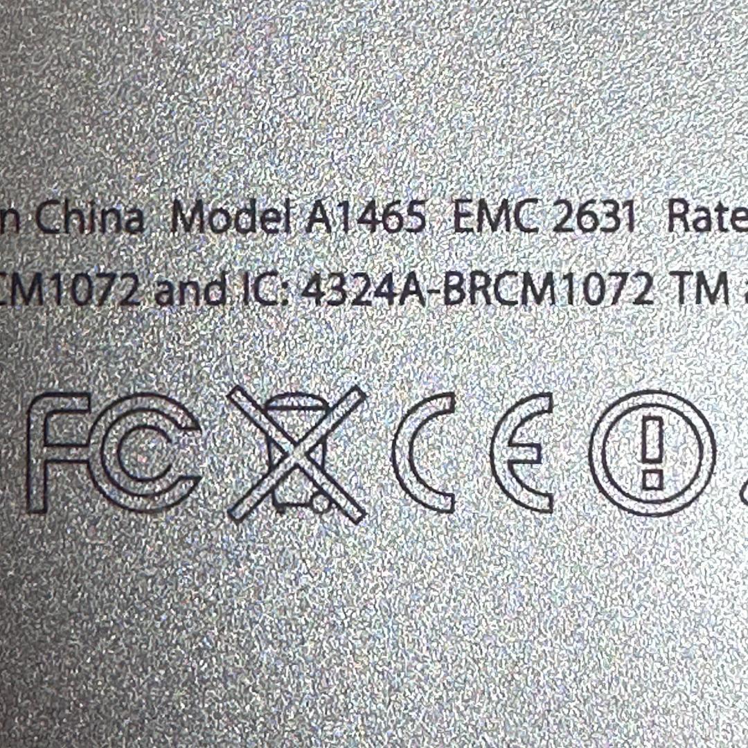 毎*先様 美品】Apple MacBook Air 11インチ A1465 Co