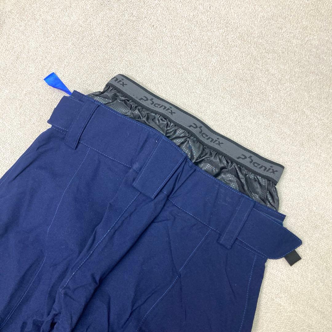 新品　phenix スキーウェア　XSサイズ　パンツ　ネイビー　防水　ストレッチ