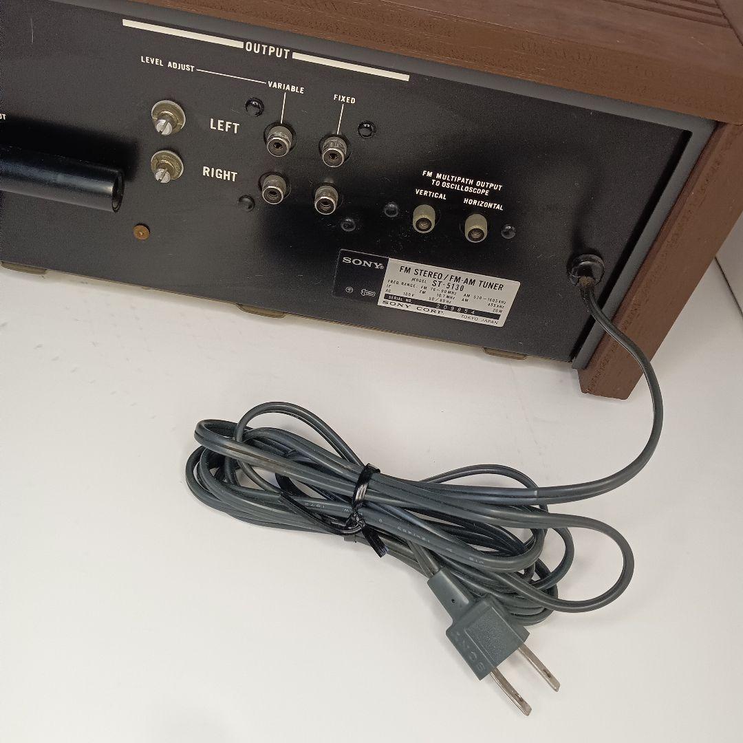 SONY ソニー FM/AM チューナー ST‐5130　純正ウッドケース