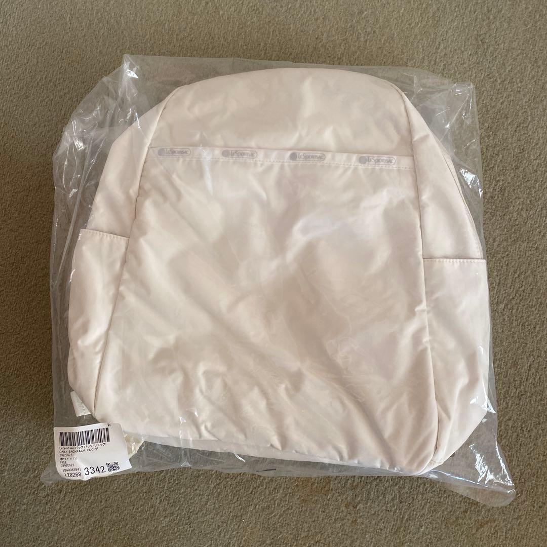 新品未使用　レスポートサック　リュック　メレンゲ