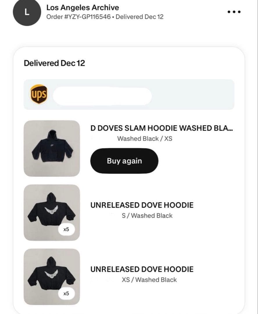 トップス YEEZY UNRELEASED DOVE HOODIE XS