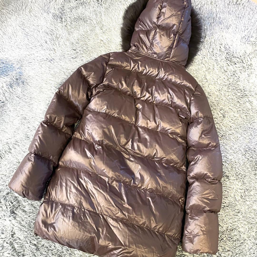 【美品】デュベティカ KAPPA ダウンコート Aライン ラクーンファー 光沢