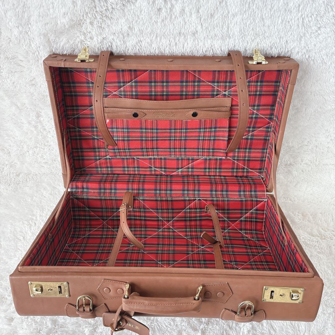 非売品・希少✨ 午後の紅茶　初代コイズミトランク　牛革　未使用　キリン　懸賞品