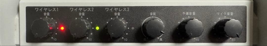 CD再生ユニット付ワイヤレスアンプ・マイクセット