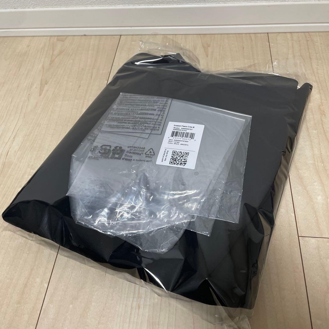 Lサイズ ARC'TERYX アークテリクス エンブレムフリースクルー 黒