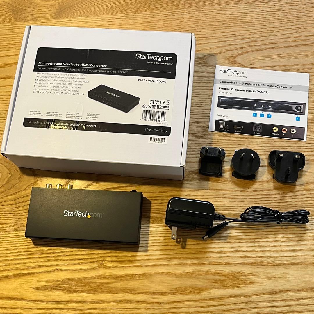 StarTech.com RCA/S端子-HDMIコンバータVID2HDCON2