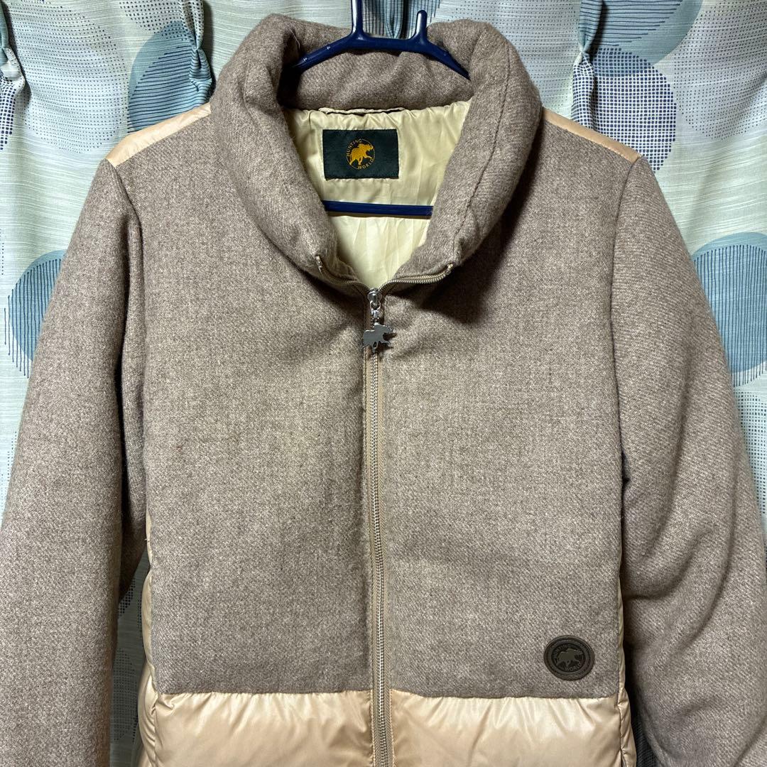 HUNTING WORLD ダウンジャケット ブラウン/ベージュ