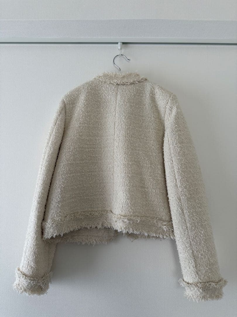 khakipoint カーキポイント ツイードジャケット アイボリー