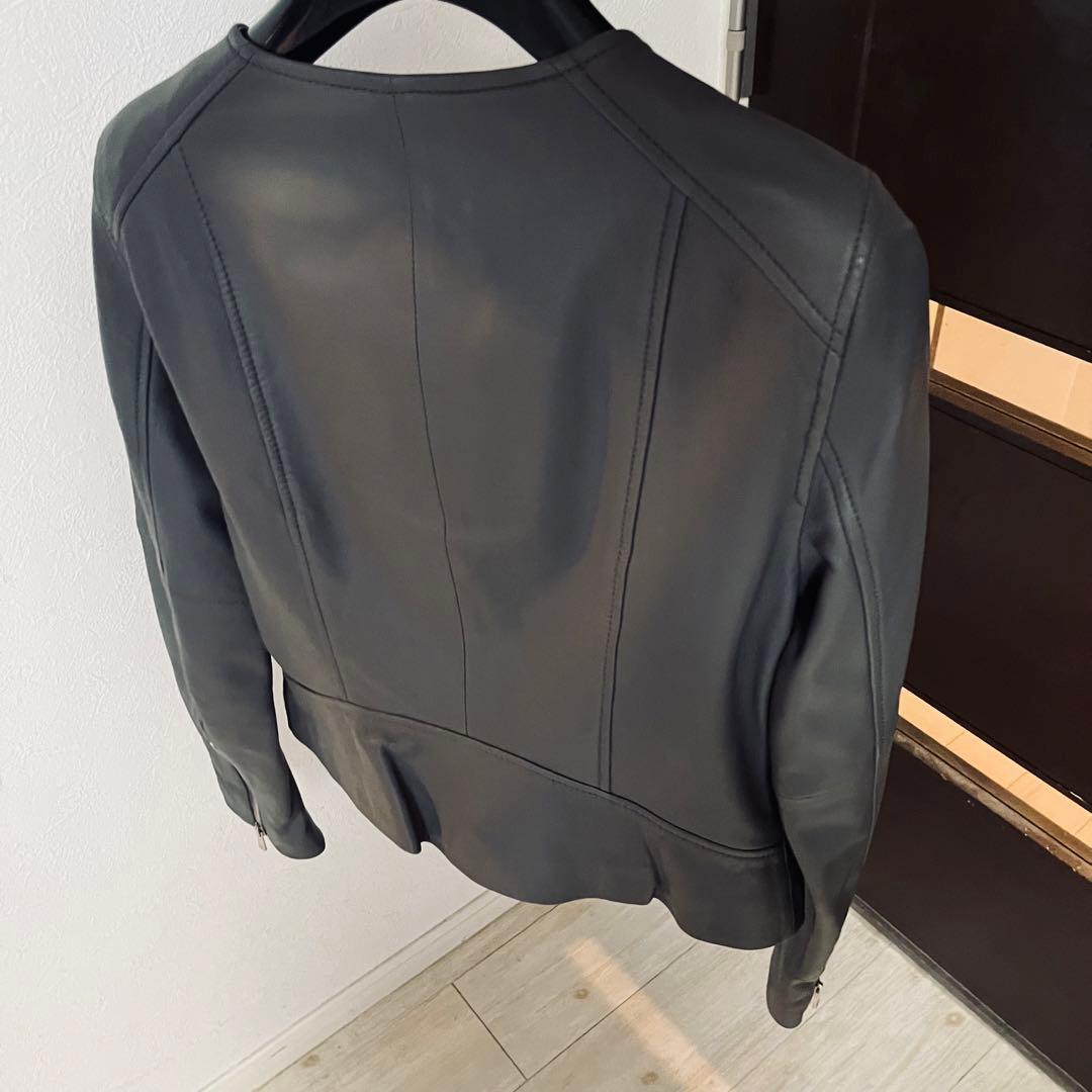 新品☆ANAYI ラムレザークルー　ジャケット/ セオリー、23区、セルフォード