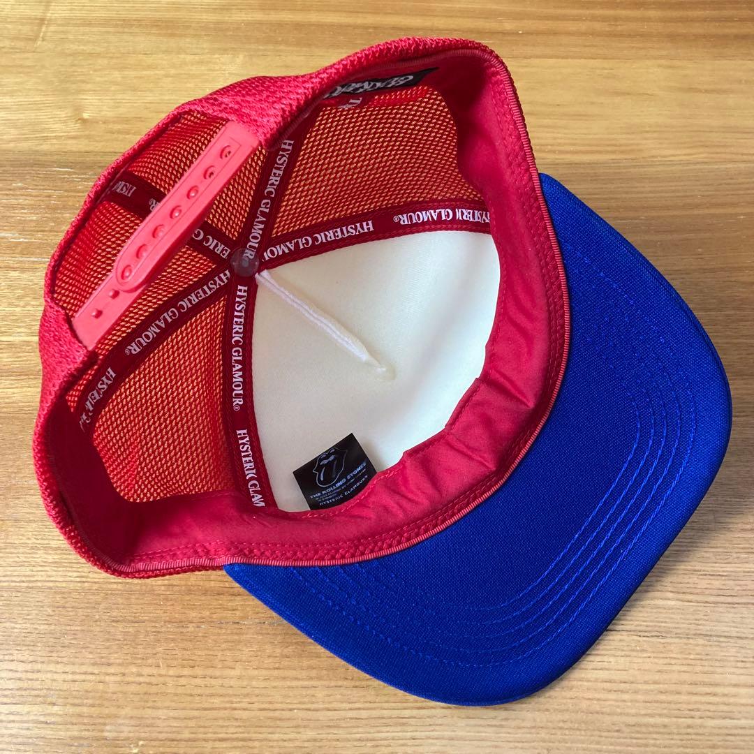 ヒステリックグラマー ストーンズコラボ メッシュキャップ