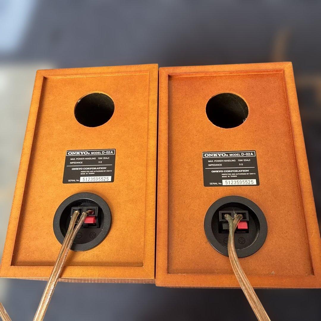 ONKYO カセットデッキCD・MDミニコンポ FR-155A スピーカー