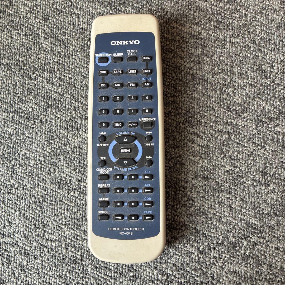 ONKYO カセットデッキCD・MDミニコンポ FR-155A スピーカー