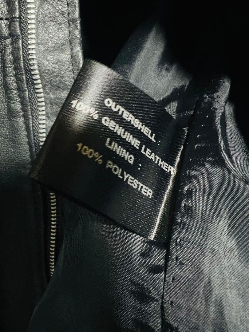 SHIMOKITAZAWA RINGO シングルライダース レザー 本革 短丈