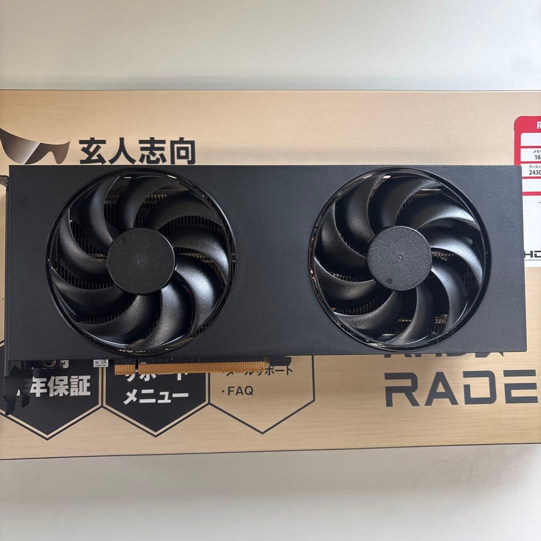 玄人志向　RX7800XT グラフィックボード