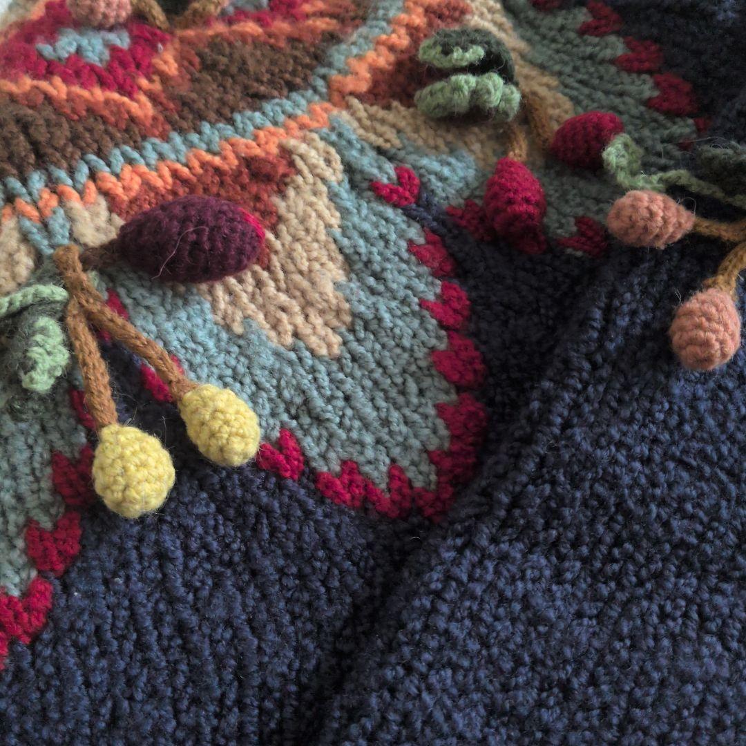 イ*ン様 KANEKO ISAO カネコイサオ モチーフ付カーディガン