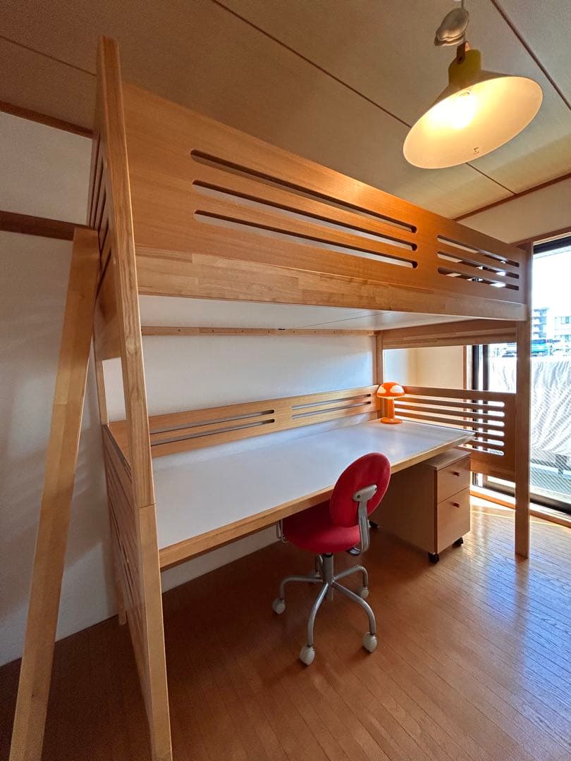 TOMX さま専用 ACTUS オーク材 木製ロフトベッド