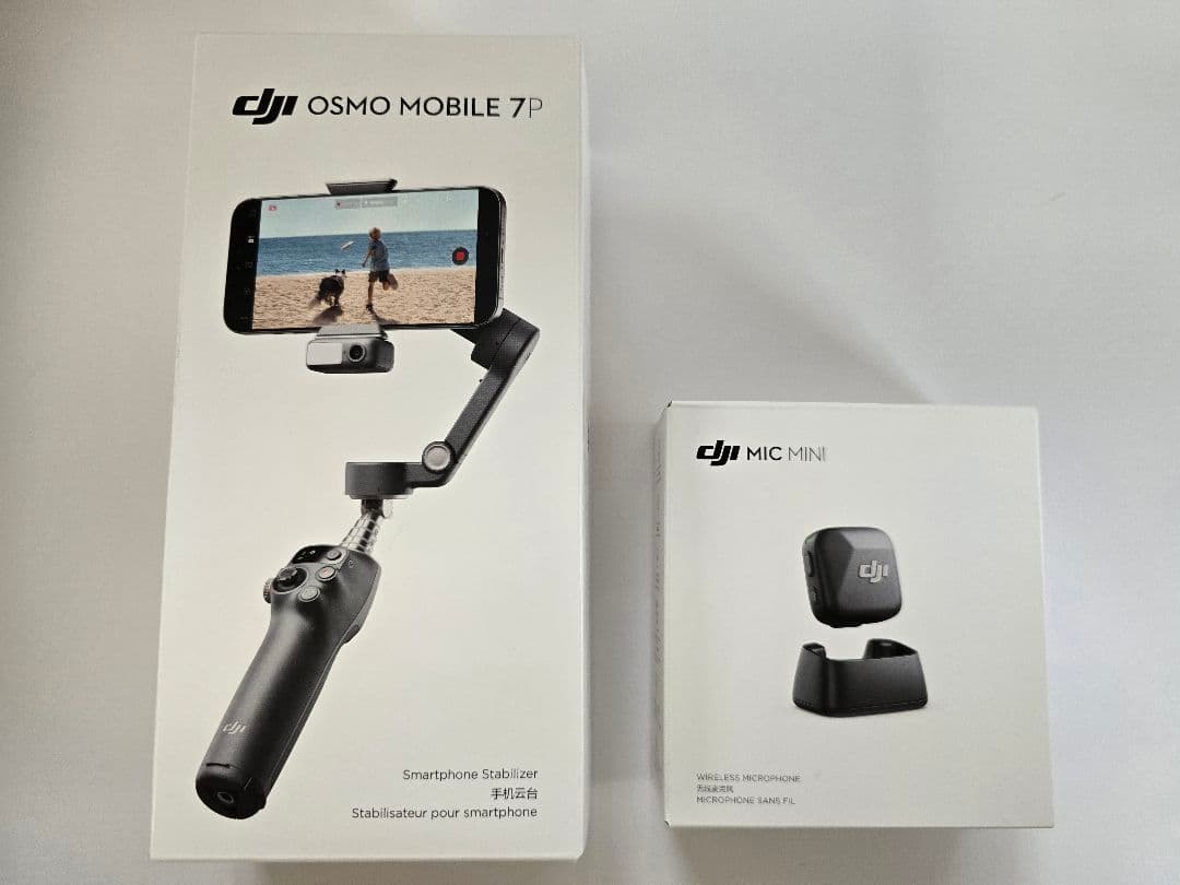 【大幅値下げ】DJI Osmo Mobile 7P + DJI mic mini