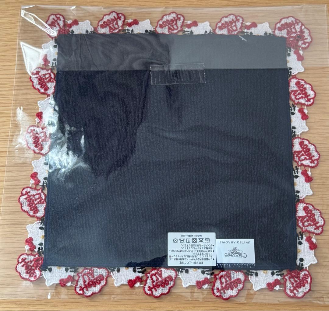 ハローキティ ハンカチ ユナイテッドアローズ　近沢レース　ネイビー　新品未使用