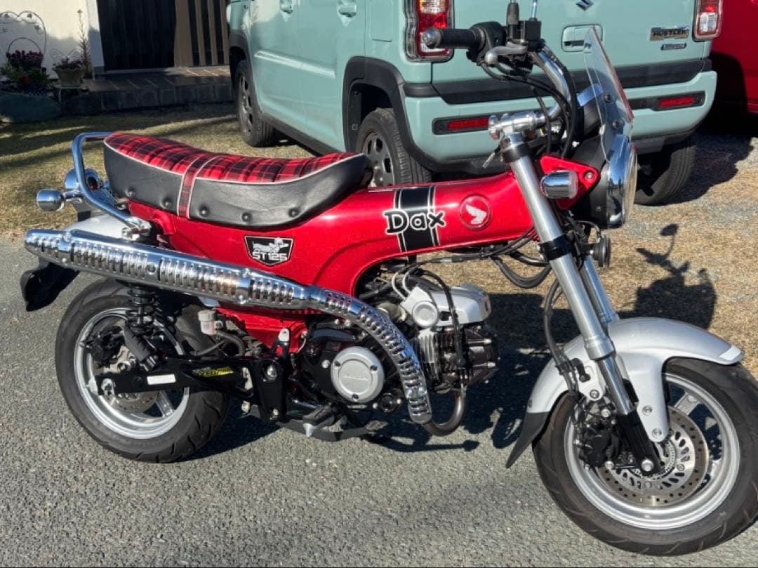 DAX125 赤チェック シート JB04 JB06