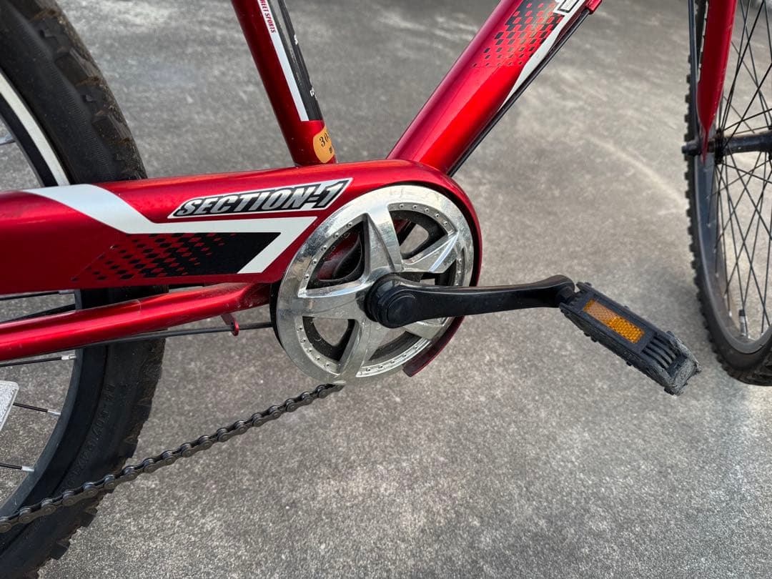 【直接引き渡し限定群馬】24インチ　マウンテンバイクASAHIシマノ６段変速ギア