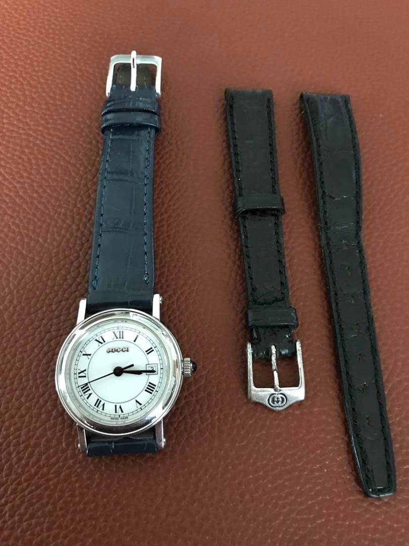 グッチ レディース 腕時計 7400L クオーツ シルバー 26mm