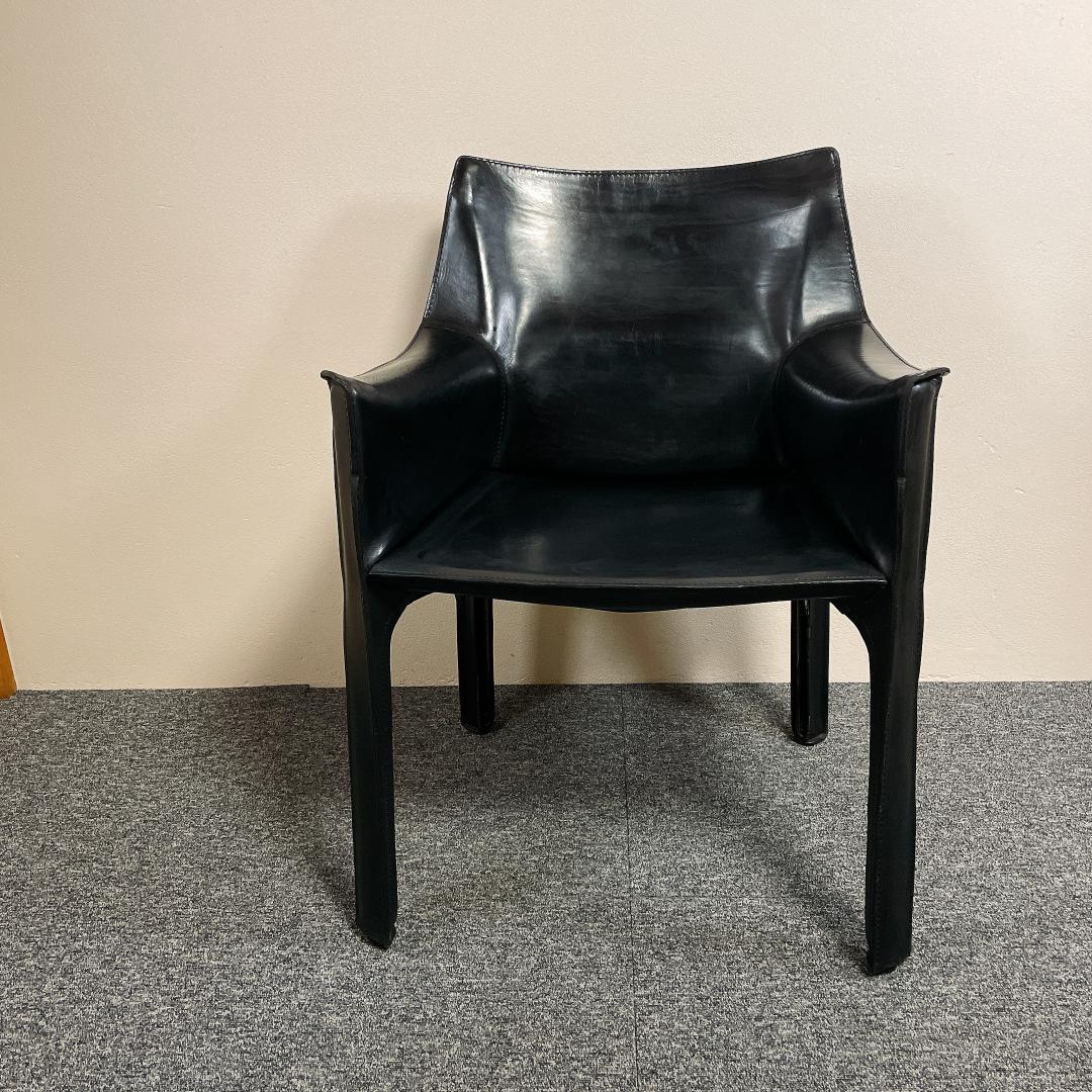 希少　名作　Cassina　カッシーナ 413 CAB　ブラック