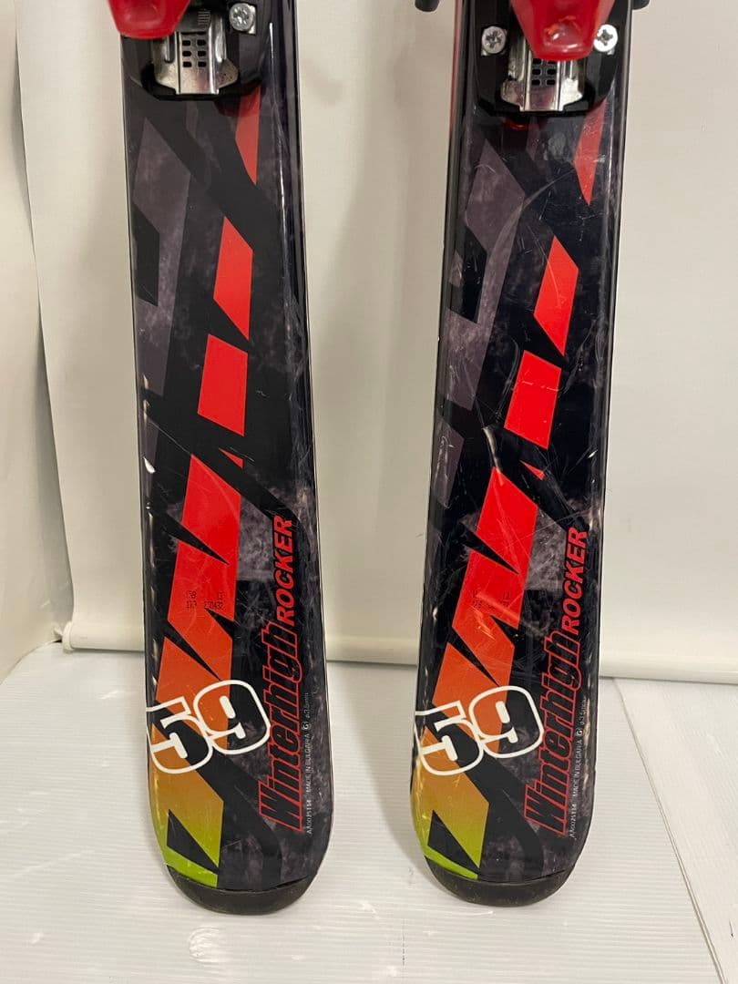 KAZAMA ロッカータイプ スキー板159cmストック・ケースカバーセット