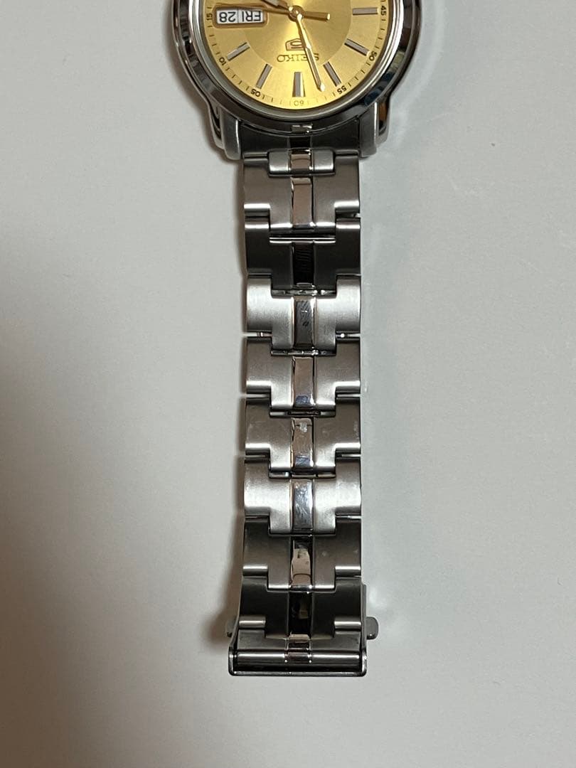 SEIKO5 SNKL81K1 自動巻き デイデイト 稼働品 腕周り約18cm