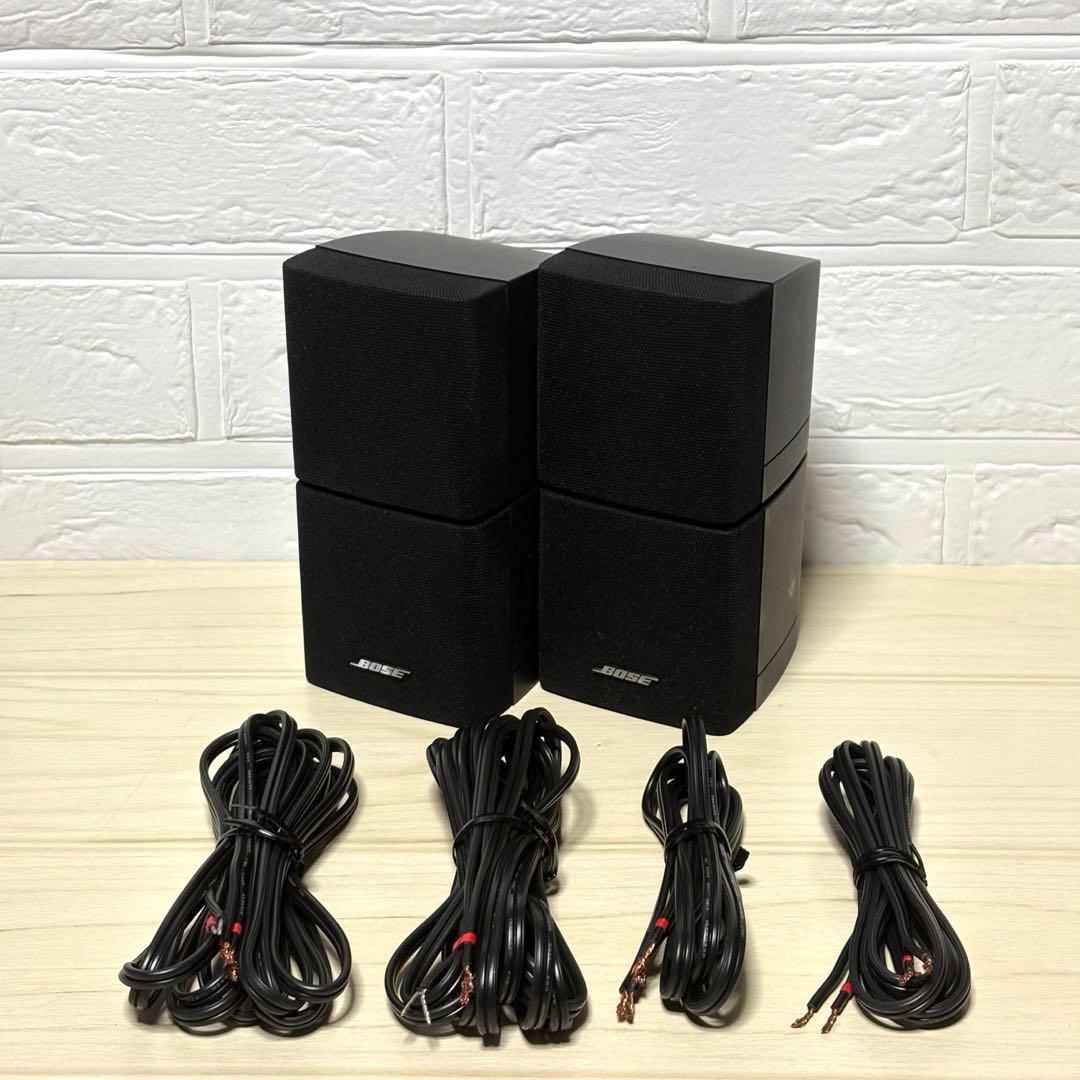 BOSE AM-15用 ダブルキューブ サテライトスピーカー 2台 ケーブル付