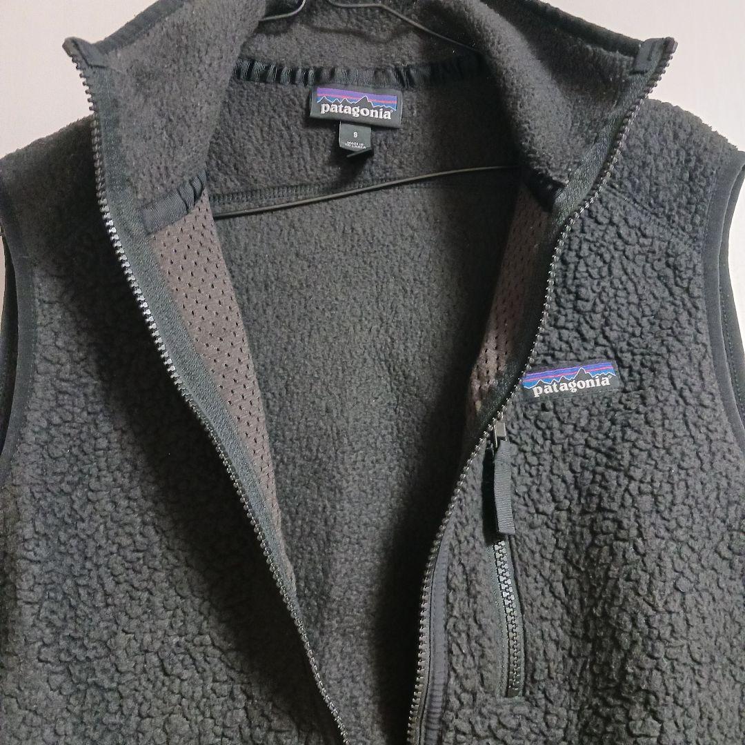 Patagonia レトロ パイル ベスト ブラック S