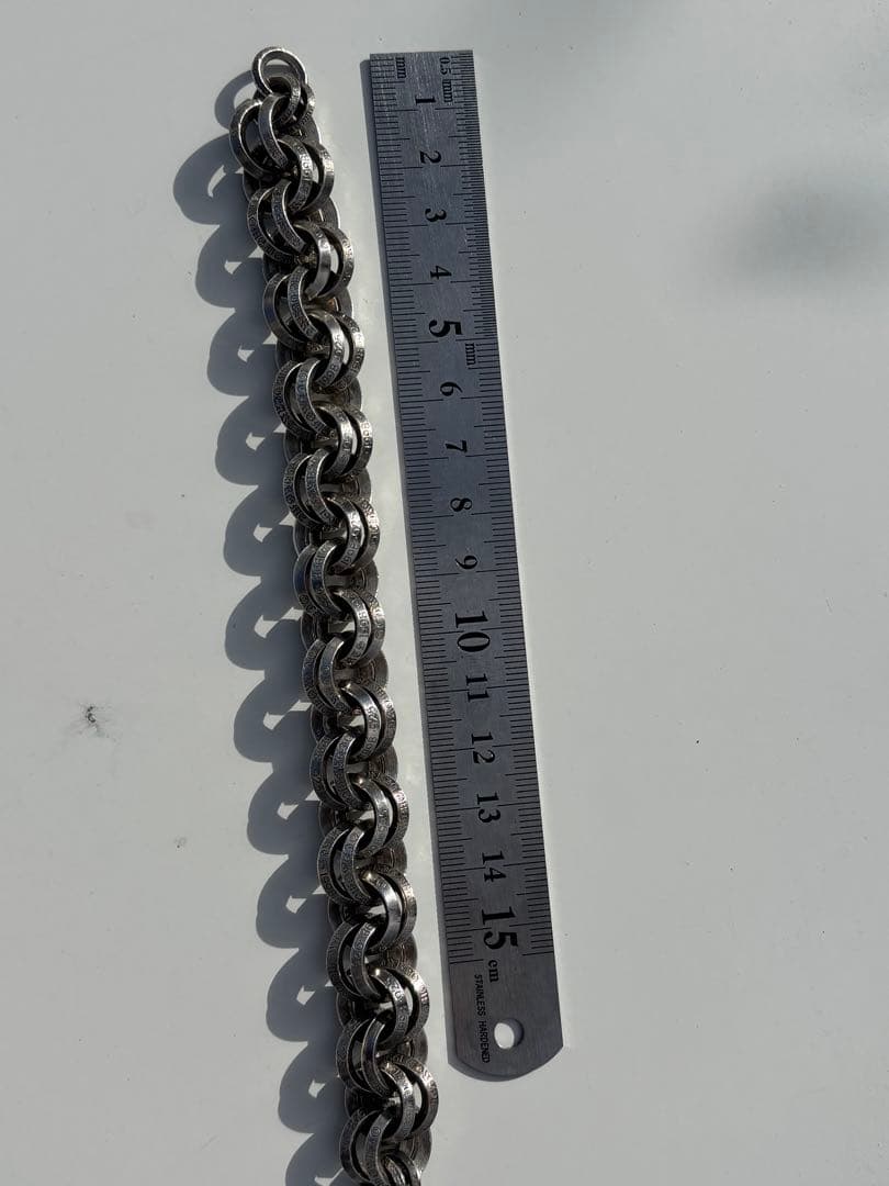 クロムハーツ（Chrome Hearts）　ダブルBリングブレスレット