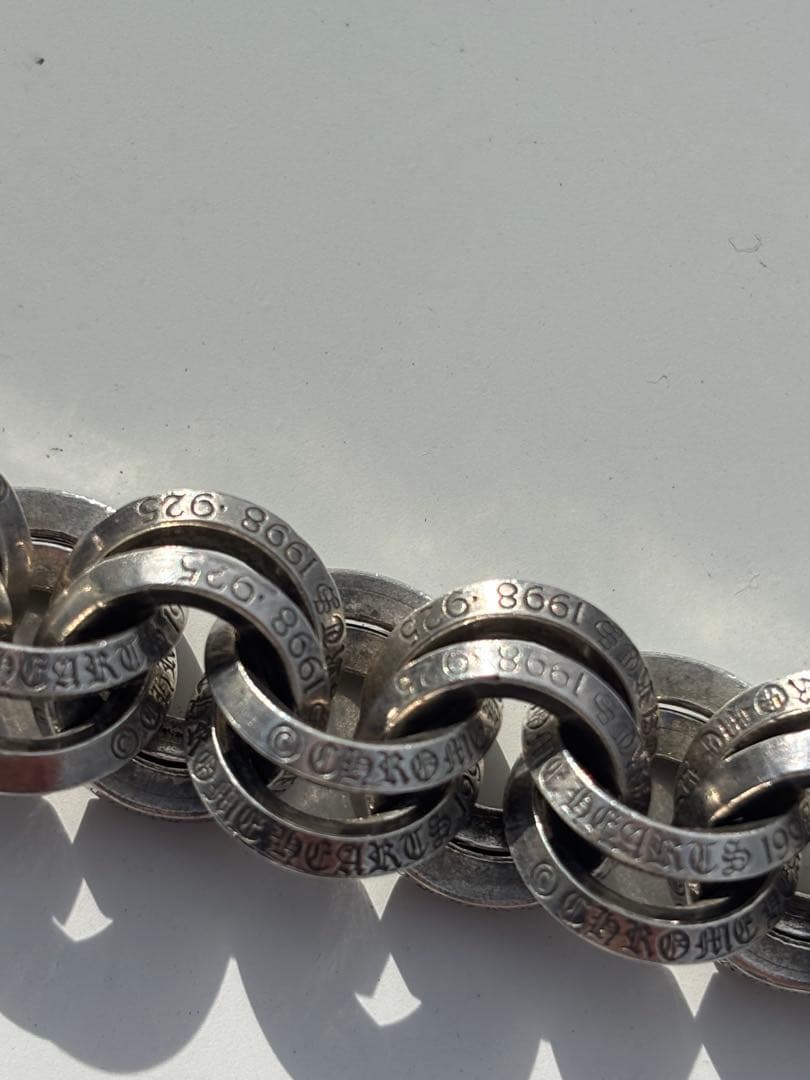 クロムハーツ（Chrome Hearts）　ダブルBリングブレスレット