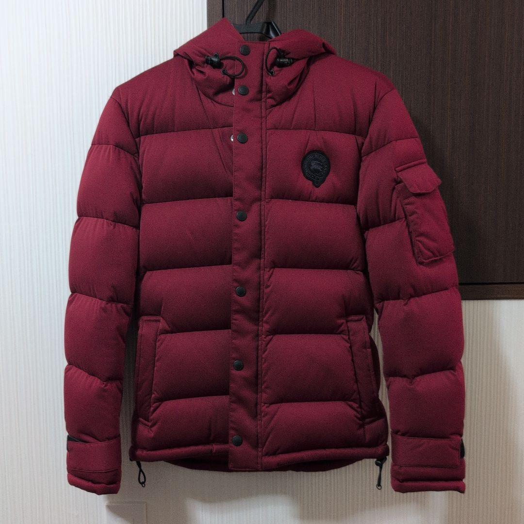 【中古】バーバリー　ダウンジャケット フード付き